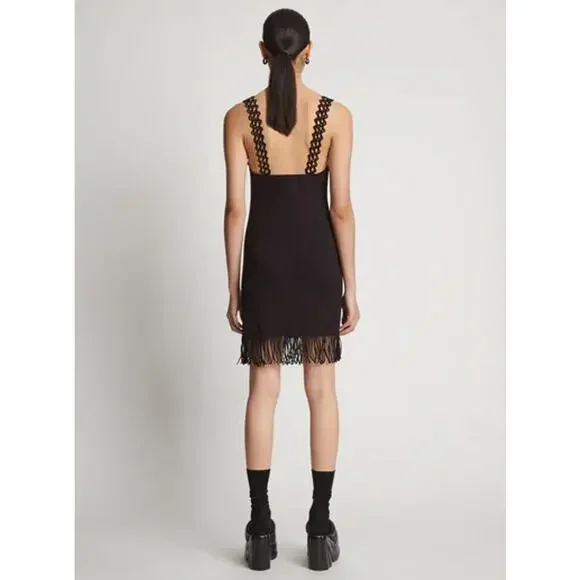 Proenza Schouler Embroidered Viscose Knit Dress - Picture 3 of 12